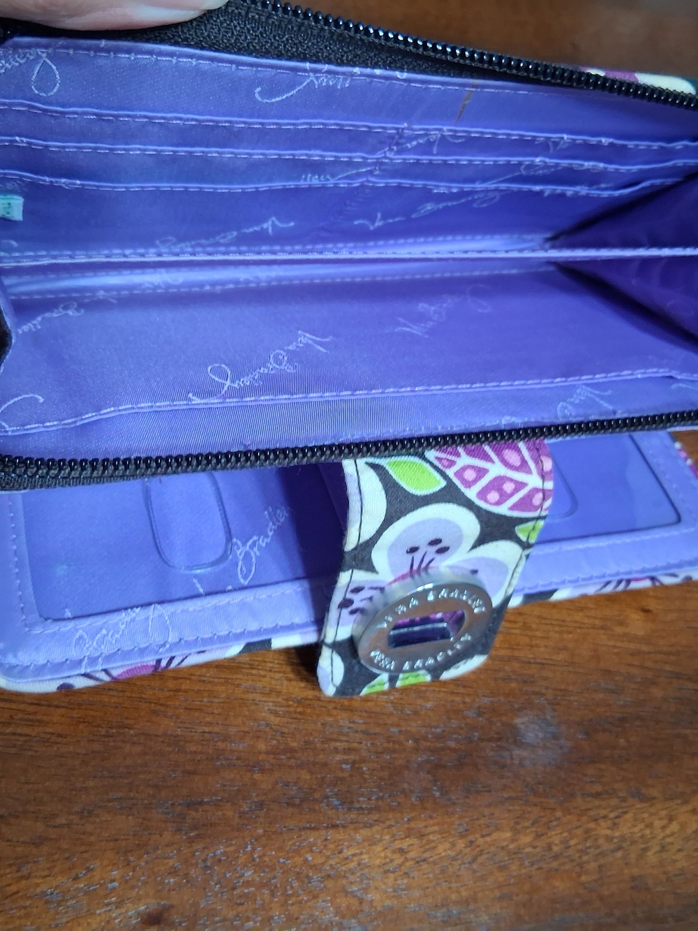 Vera Bradley Quilted Purse And Matchong Wallet - Picture 8 of 12